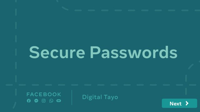 Managing Passwords